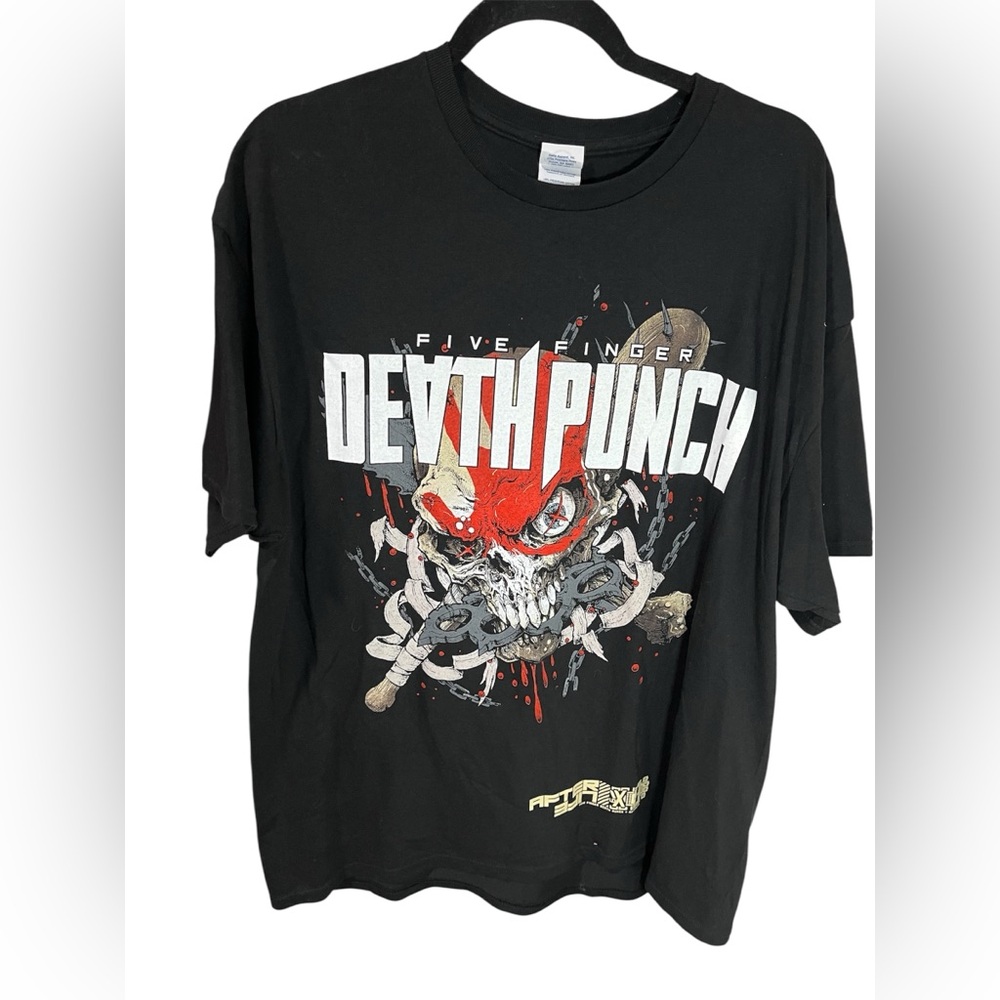 Five Finger Death Punch AfterLife Concert Tour 
Metal Rock T Shirt Size XL